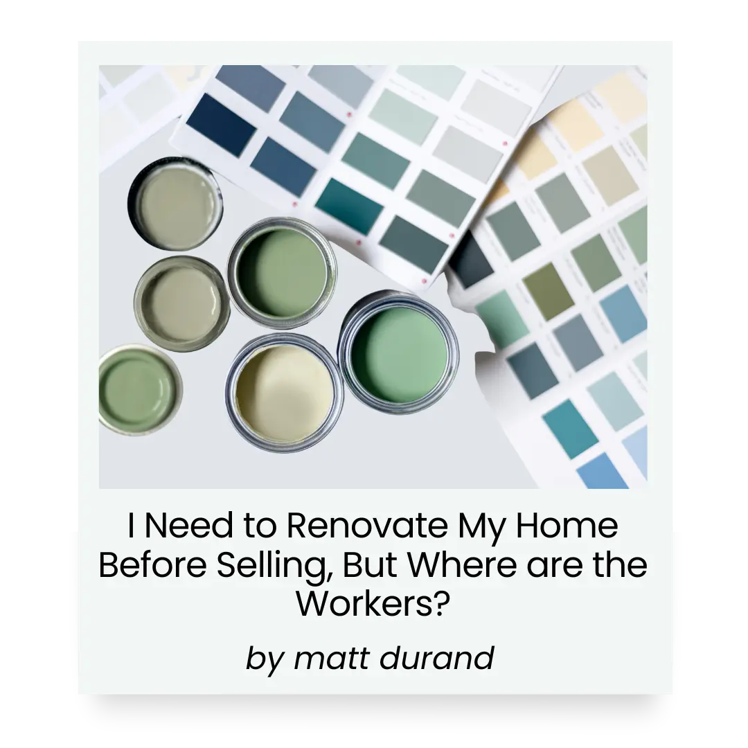 Renovate Home Before Selling